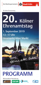 Flyer Ehrenamtstag Köln 2019